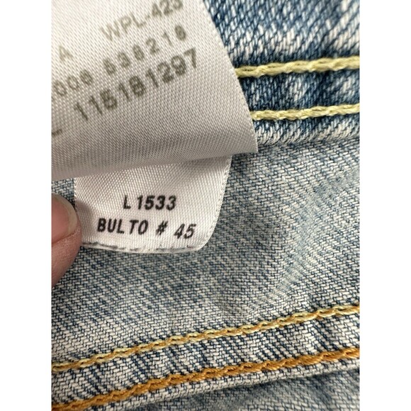 Levis Women's Jeans 15M* 518 Super Low Bootcut  Faded Cotton Western - Picture 8 of 11